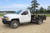 2015 CHEVROLET 3500HD FLATBED TRUCK