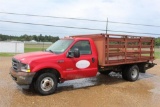 2003 FORD F350 14FT STEEL FLATBED