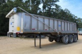 2007 MATE 28 YARD ALUMINUM DUMP TRAILER