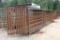 LOT OF (10) COW PANELS W/ GATE 5FT X 24FT