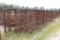 LOT OF (10) COW PANELS W/ GATE