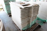 LOT OF PADDED WOODEN CHAIRS
