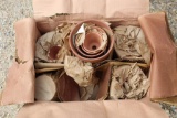 48 PIECE - 12 SETS - RED CLAY POT SETS