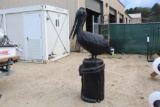 BLACK PELICAN ON A PILING 8FT