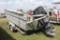 TRIHOLE ALUMINUM WORK BOAT W/ TRAILER