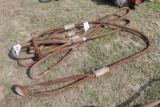 LOT OF (3) WIRE ROPE SLINGS