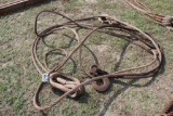 2 PART WIRE ROPE RIGGING WITH HOOKS