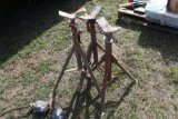 LOT OF (3) PIPE STANDS