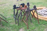 LOT OF (4) PIPE STANDS