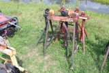 LOT OF (4) PIPE STANDS