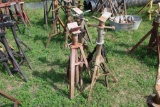 LOT OF (4) PIPE STANDS,