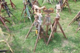 LOT OF (4) PIPE STANDS,