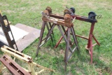 LOT OF (4) PIPE STANDS,