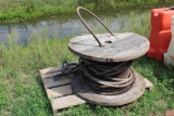 SPOOL OF 1IN WIRE ROPE