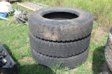 LOT OF (3) USED TRUCK TIRES