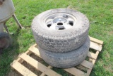 LOT OF (2) USED TIRES