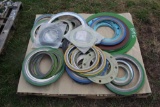 PALLET OF LINE BACKERS + GASKET SEALS