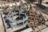 PALLET OF PIPE CLAMPS VARIOUS SIZES