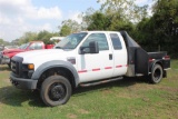 2008 FORD F550 FLATBED W/ BOXES