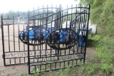 APPEARS UNUSED-14FT IRON GATES