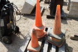 PALLET OF SAFETY CONES