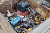 BOX OF ELEC GRINDERS, AIR COMPRESSOR