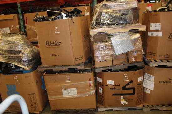 (6) Pallets of Dell & other computers, printers, keyboards, CPU, monitors, wiring, laptops, etc.