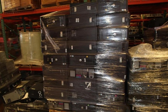 (6) Pallets of Dell & other computers, printers, keyboards, CPU, monitors, wiring, laptops, etc.