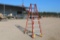 8' A-Frame Fiberglass Ladder