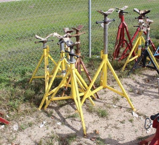 Lot of (6) Misc Jack Stands, (5) Tops