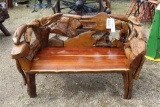Large Teakwood Bench