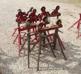 Lot of (6) Misc Roller Stands