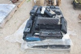 Pallet of Sunner Parts and Attachments to Die Grinders