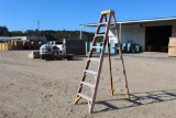 8' A-Frame Fiberglass Ladder