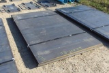 (4) Sheets of 5/8 60 x 108 Steel Plate