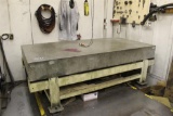 Granite Surface Table 8x48x10 on Steel Frame
