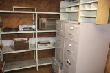 Misc Office Filing Cabinets, Heater and Printer