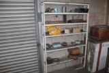 Lot of Misc Items, Metal Rack and Lockers