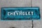 CHEVROLET METAL TAIL GATE SIGN