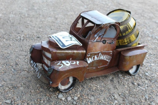 METAL JACK DANIELS TRUCK