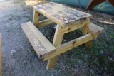 CHILD SIZE PICNIC TABLE