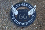 AUTHENTIC ROUTE 66 SIGN THE MOTHER ROAD