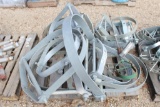 LOT OF HANGING PIPE HANGERS