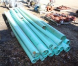 LOT OF 6 & 10 INCH SEWAGE / WATER PIPE