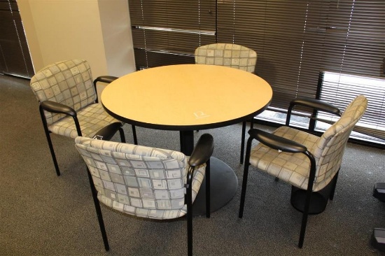 (4) Sets of Round Tables w/ (4) Chairs