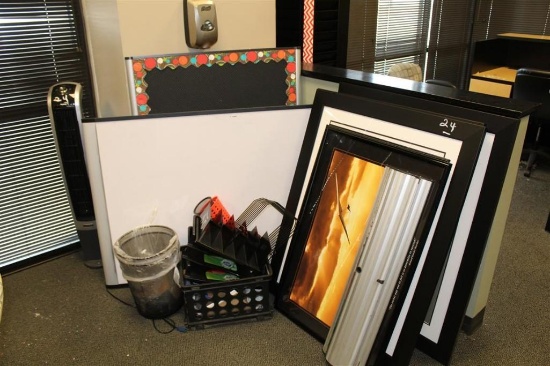 Lot of Misc. Office Supplies - Picture Frames - etc