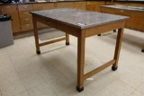 5' x 3' Stainless Steel Top Table w/ Draw