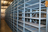 Approximately (198) Metal Shelves - 43' 2'' x 3' x 10'