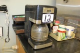 Coffee Maker w/ contents of cabinet (No Cabinets)