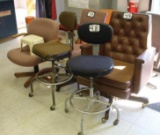 Lot of Office Chairs - Stools